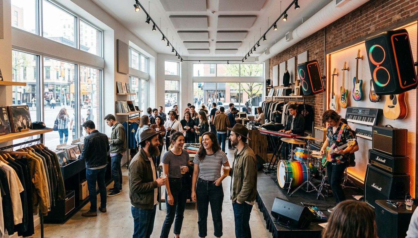 Quand la boutique devient un lieu d’expérience musicale inédite